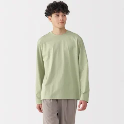 Online Muji T‐shirt à manches longues en jersey pour homme