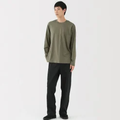 Online Muji T‐shirt à manches longues en jersey pour homme