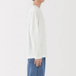 Online Muji T‐shirt à manches longues en jersey pour homme