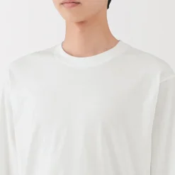 Online Muji T‐shirt à manches longues en jersey pour homme