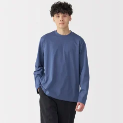 Online Muji T‐shirt à manches longues en jersey pour homme