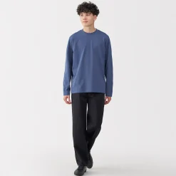 Online Muji T‐shirt à manches longues en jersey pour homme