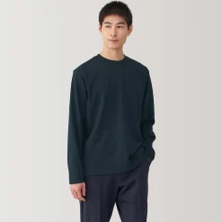 Online Muji T‐shirt à manches longues en jersey pour homme