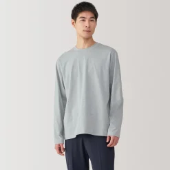 Online Muji T‐shirt à manches longues en jersey pour homme