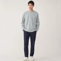 Online Muji T‐shirt à manches longues en jersey pour homme