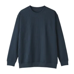 Hot Muji T‐shirt à manches longues gaufré Quick Dry pour homme