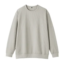 Hot Muji T‐shirt à manches longues gaufré Quick Dry pour homme
