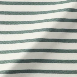 Outlet Muji T-shirt à manches mi-longues et col bateau en coton épais pour femme