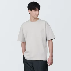 New Muji T‐shirt Cool Touch à poche coupe Relax homme…