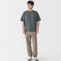 Best Muji T‐shirt Cool Touch à poche coupe Relax pour homme