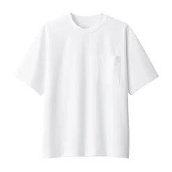 Best Muji T‐shirt Cool Touch à poche coupe Relax pour homme