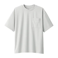 Best Muji T‐shirt Cool Touch à poche coupe Relax pour homme