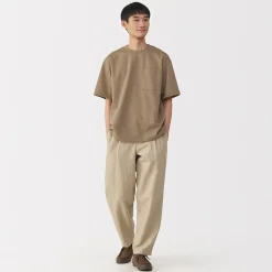 Best Muji T‐shirt Cool Touch à poche coupe Relax pour homme