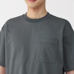 Best Muji T‐shirt Cool Touch à poche coupe Relax pour homme