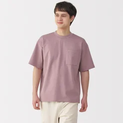 Outlet Muji T‐shirt Cool Touch à poche coupe Relax pour homme.