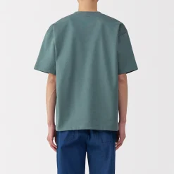 Outlet Muji T‐shirt Cool Touch à poche coupe Relax pour homme.