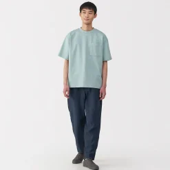 Outlet Muji T‐shirt Cool Touch à poche coupe Relax pour homme.