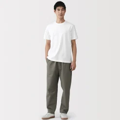 Online Muji T‐shirt en coton col rond manches courtes homme