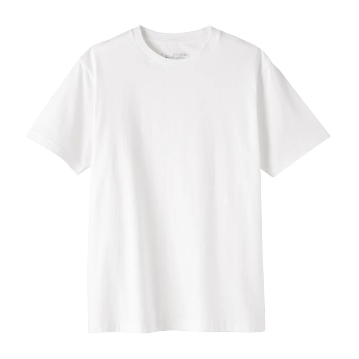 Online Muji T‐shirt en coton col rond manches courtes homme