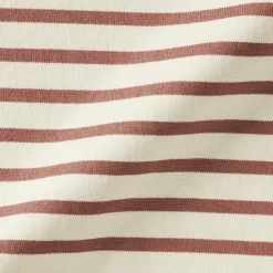 Muji T‐shirt en coton épais manches longues col bateau pour femme