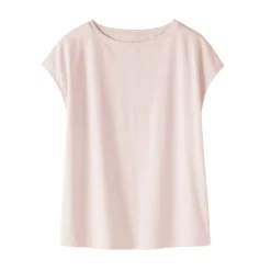 Discount Muji T‐shirt en jersey à manches cap pour femme