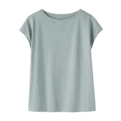 Discount Muji T‐shirt en jersey à manches cap pour femme