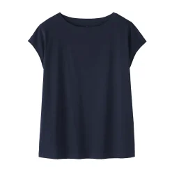Discount Muji T‐shirt en jersey à manches cap pour femme