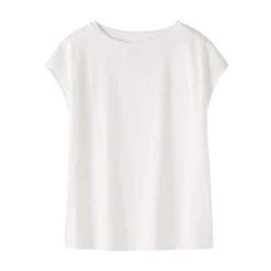 Discount Muji T‐shirt en jersey à manches cap pour femme