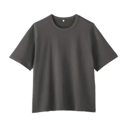 Clearance Muji T-shirt en jersey bouclé de coton biologique pour homme