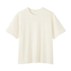 Clearance Muji T-shirt en jersey bouclé de coton biologique pour homme