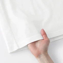 Clearance Muji T‐shirt en jersey de coton lavé manches longues pour homme