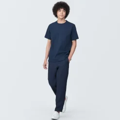 Clearance Muji T‐shirt en jersey de coton épais manches courtes homme