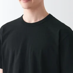 Clearance Muji T‐shirt en jersey de coton épais manches courtes homme