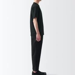 Clearance Muji T‐shirt en jersey de coton épais manches courtes homme