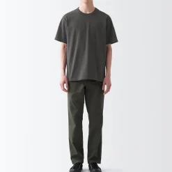 Clearance Muji T‐shirt en jersey de coton épais manches courtes homme