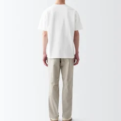 Clearance Muji T‐shirt en jersey de coton épais manches courtes homme