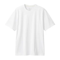 Clearance Muji T‐shirt en jersey de coton épais manches courtes homme
