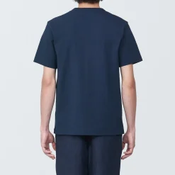 Clearance Muji T‐shirt en jersey de coton épais manches courtes homme