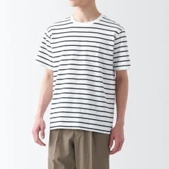 Sale Muji T‐shirt en jersey de coton manches courtes homme