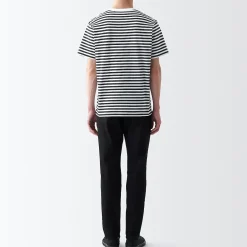 Sale Muji T‐shirt en jersey de coton manches courtes homme