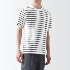 Sale Muji T‐shirt en jersey de coton manches courtes homme