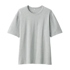 Sale Muji T-shirt en jersey de coton biologique pour homme