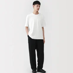 Sale Muji T-shirt en jersey de coton biologique pour homme