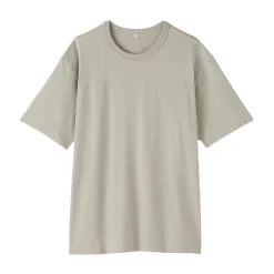 Sale Muji T-shirt en jersey de coton biologique pour homme