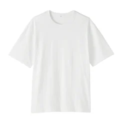 Sale Muji T-shirt en jersey de coton biologique pour homme