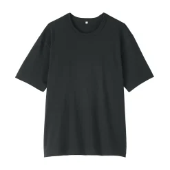 Sale Muji T-shirt en jersey de coton biologique pour homme