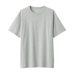 Clearance Muji T‐shirt en jersey de coton épais manches courtes pour homme