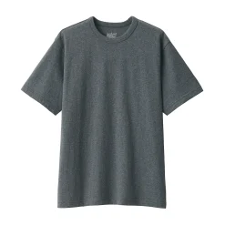Clearance Muji T‐shirt en jersey de coton épais manches courtes pour homme