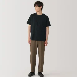 Clearance Muji T‐shirt en jersey de coton épais manches courtes pour homme