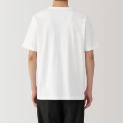 Clearance Muji T‐shirt en jersey de coton épais manches courtes pour homme